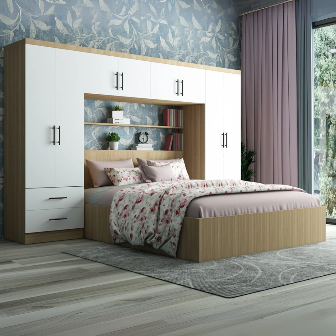 Children Bedroom Set | White & Wooden | BRC4
