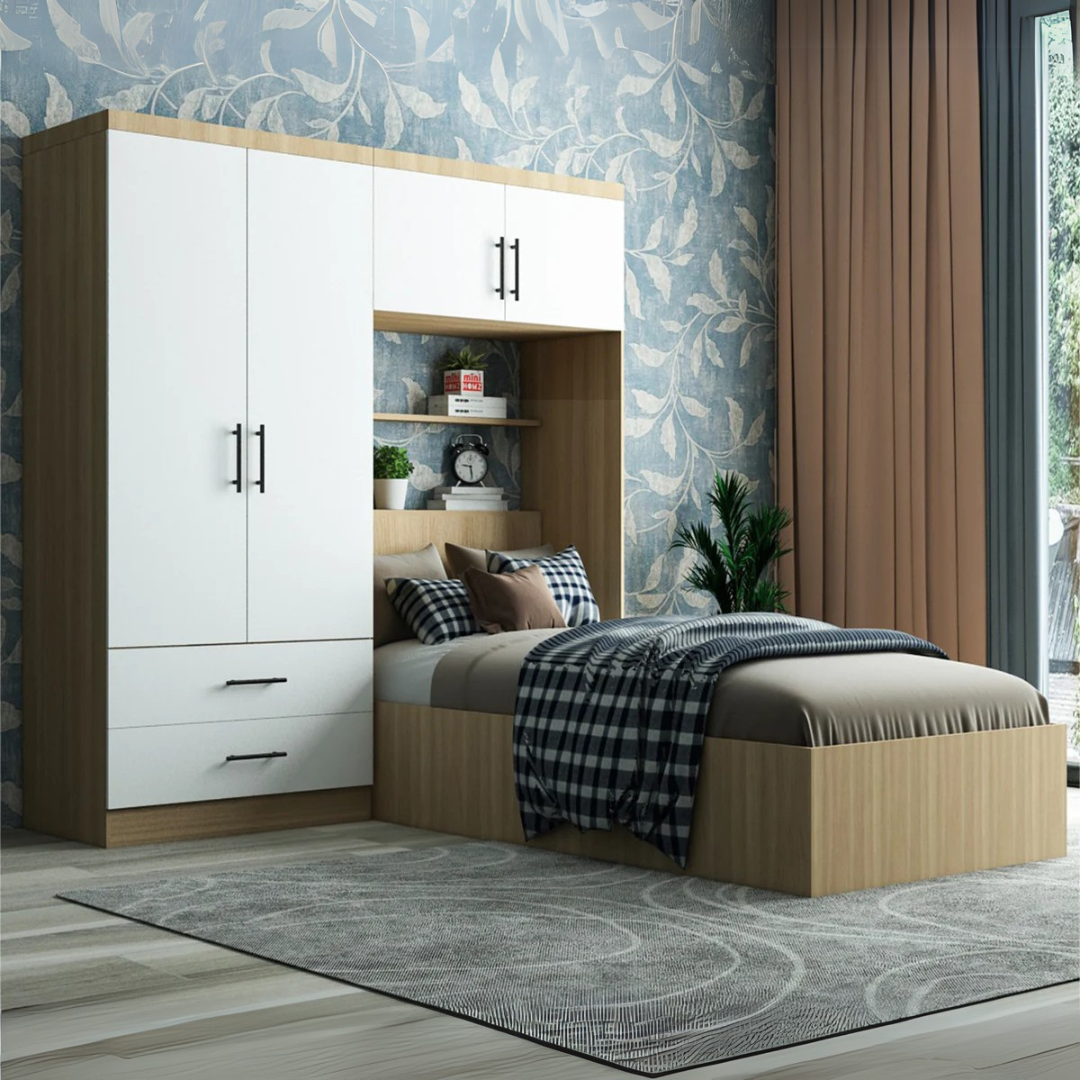 Children Bedroom Set | White & Wooden | BRC5
