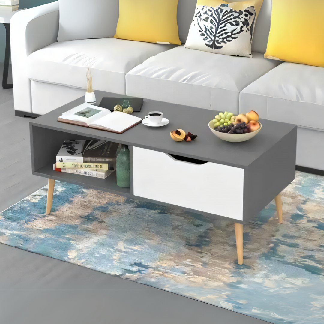 Table Unit | Grey & White | 100 x 50 x 40 | TA49