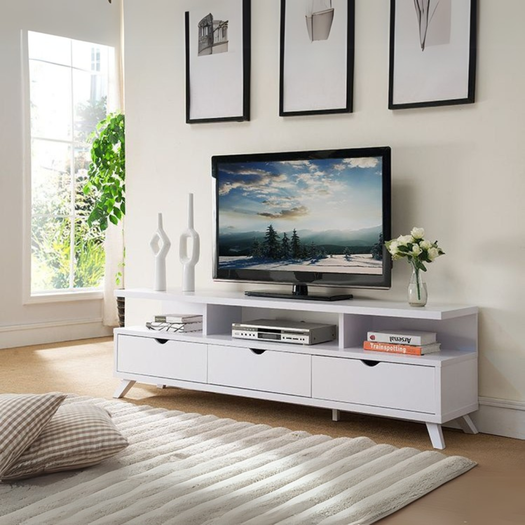 Tv Unit | White | 150 x 30 x 40 | TV16