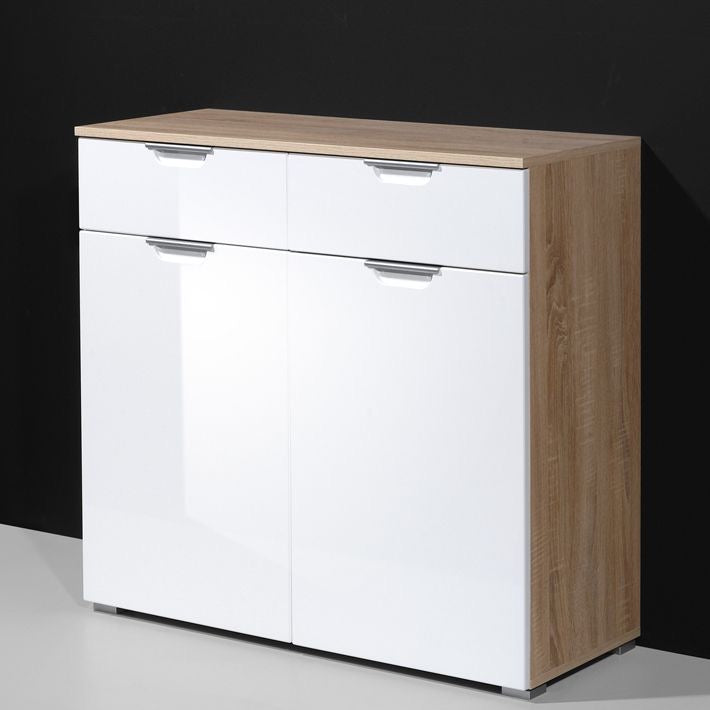 Shoe Closet | White & Wooden | 100 x 40 x 100 | SU75