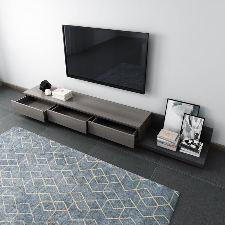 Tv Unit | Grey & Black | 240 x 40 x 40 | TV88