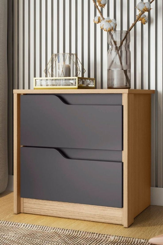 Commode | Beige & Grey | 40 x 40 x 40 | CO24