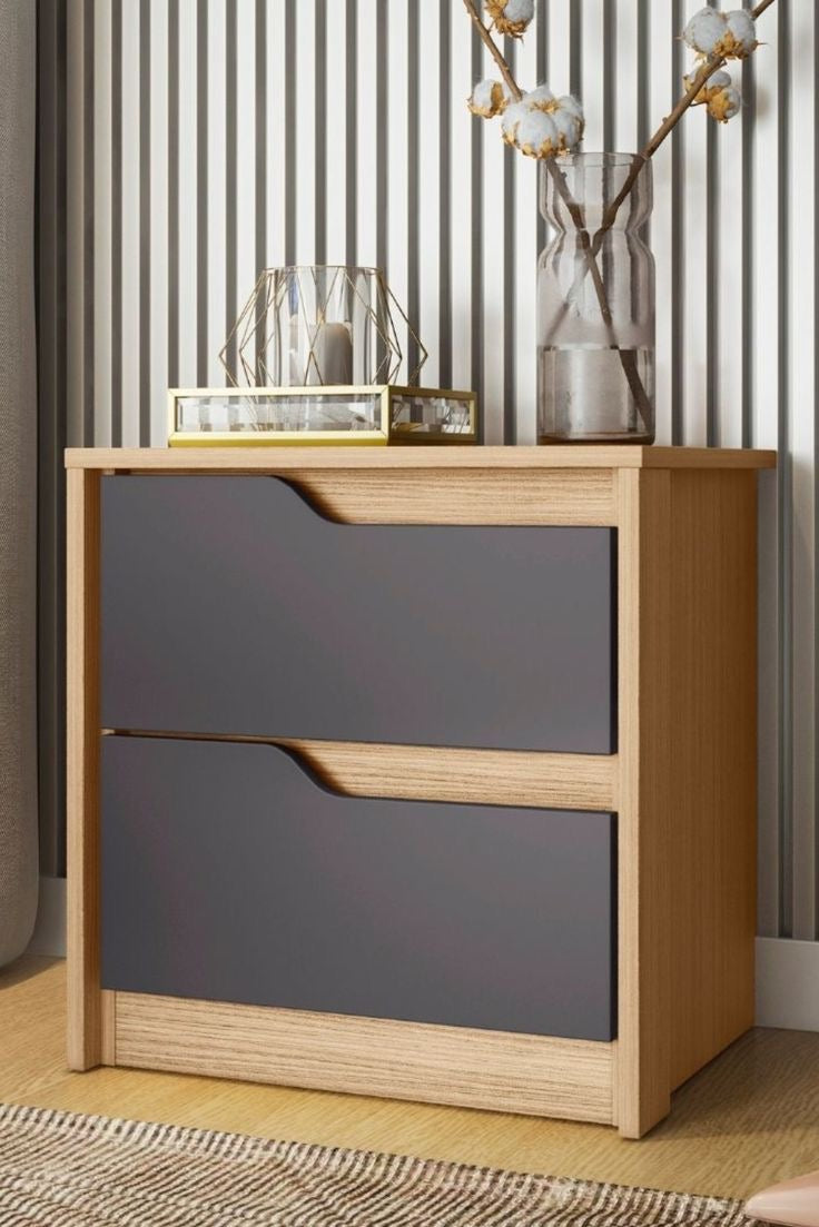 Commode | Beige & Grey | 40 x 40 x 40 | CO25