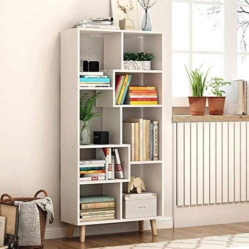 Display Unit | White & Wooden | 70 x 30 x 140 | DU5