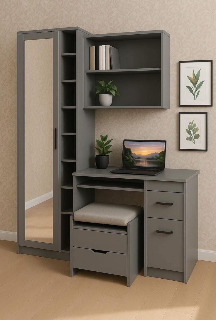 Makeup Vanity | Grey | 150 x 40 x 180 | GI15