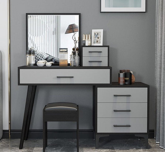 Makeup Vanity | Grey & Black | 120 x 40 x 120 | GI21