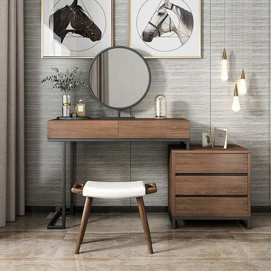 Makeup Vanity | Grey & Brown | 140 x 40 x 90 | GI22