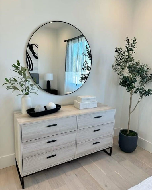 Makeup Vanity | Beige & Black | 120 x 40 x 80 | GI25