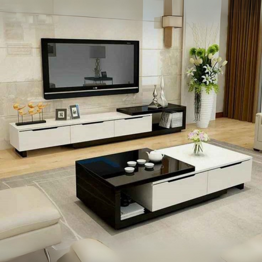 Living Room Set | Black & White | SET29