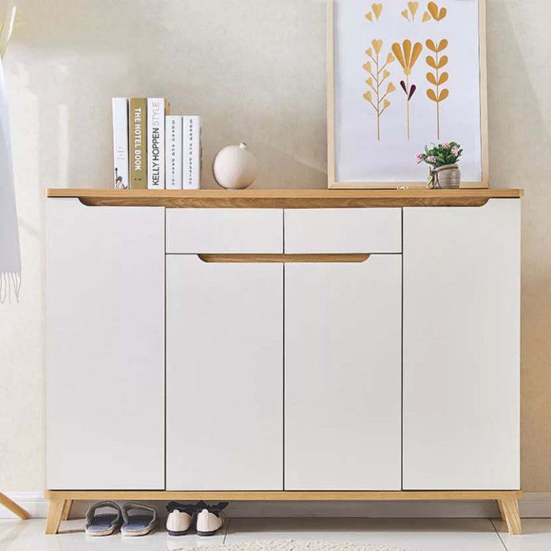 Shoe closet  |White & Wooden| 140 x 40 x 100 | Su1