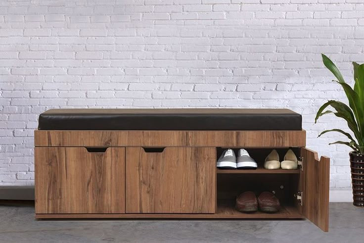Shoe Closet | Brown & Black | 120 x 40 x 40 | SU88