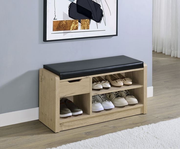 Shoe Closet | Beige & Black | 80 x 40 x 40 | SU90