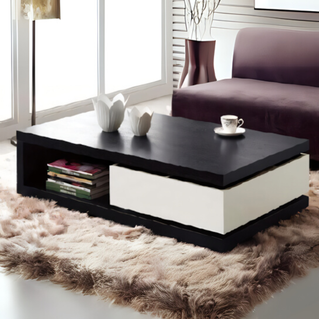 Table Unit | Black & White | 100 x 50 x 40 | TA24