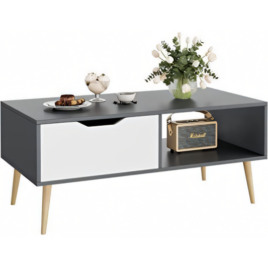 Table Unit | Black & White | 100 x 50 x 40 | TA35