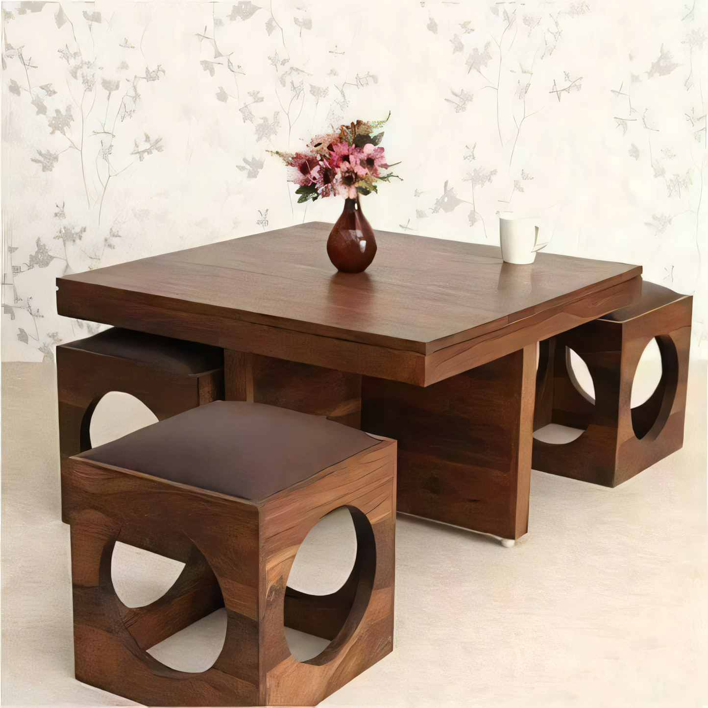 Table Unit | Brown | 80 x 80 x 40 | TA3