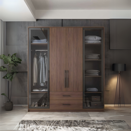 Wardrobe | Brown | 160 x 50 x 220 | WD35