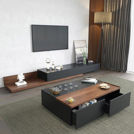 Living Room Set | Black & Brown | SET6