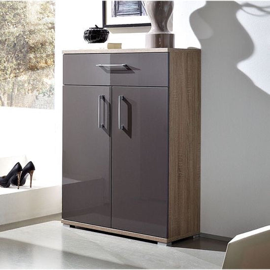 Shoe Closet | Wooden & Black | 80 x 40 x 120 | SU65