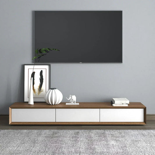 Tv Unit | White & Brown | 160 x 40 x 40 | TV104