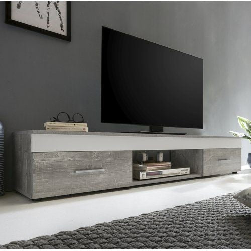 Tv Unit | Grey & White | 160 x 40 x 40 | TV75