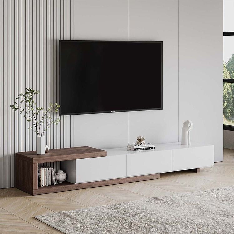 Tv Unit | Brown & White | 240 x 40 x 40 | TV90