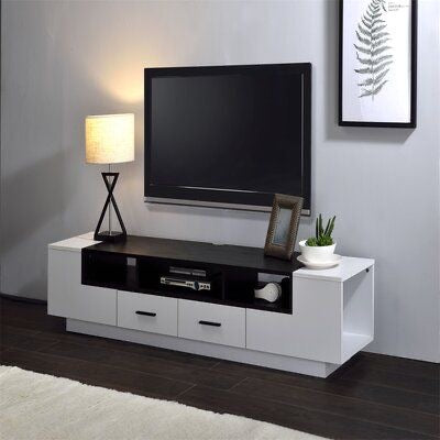 Tv Unit | White & Black | 160 x 40 x 40 | TV99